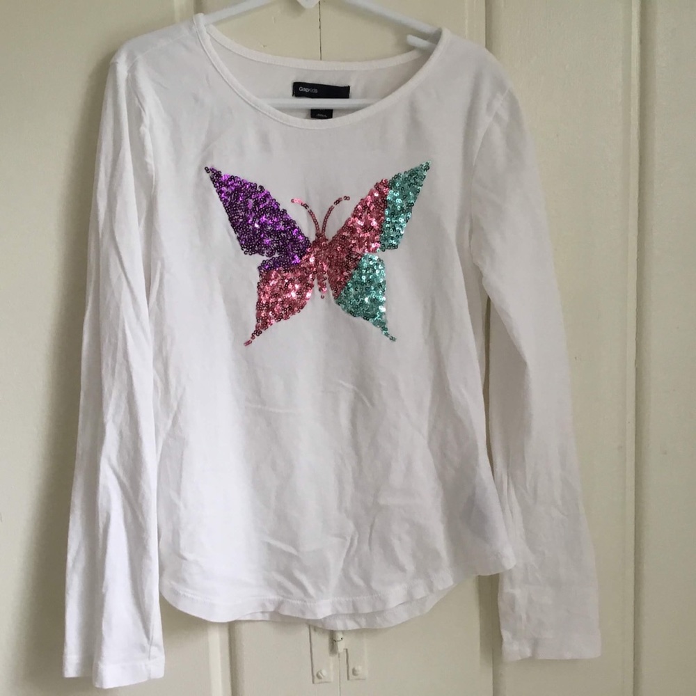 Gap Kids Girls Sequin T-Shirt
